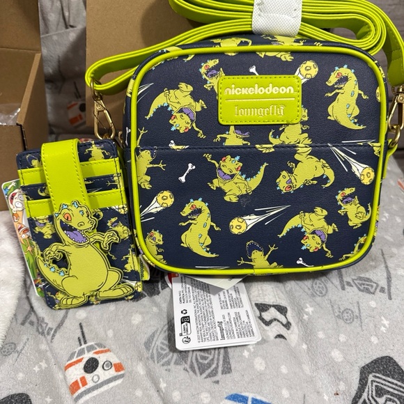 Nickelodeon Other - Nickelodeon Reptar loungefly crossbody and wallet